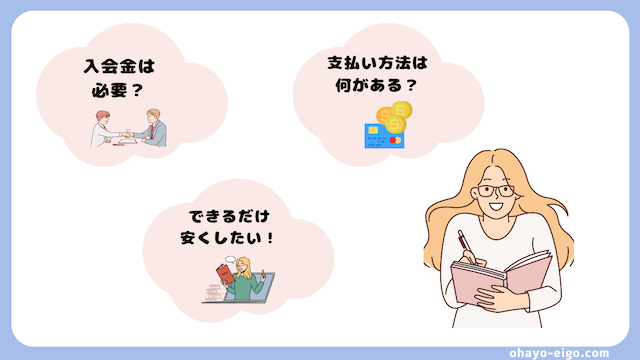 レアジョブ英会話の料金に関するＱ＆Ａ